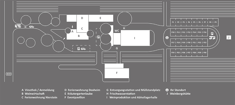 Lageplan Weingut Gehring